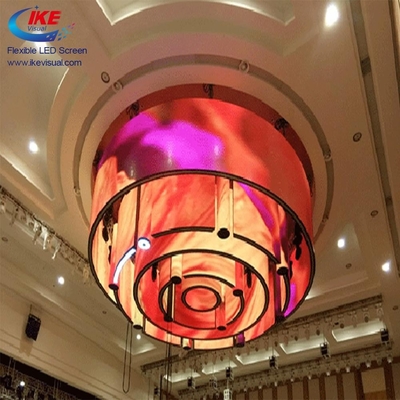 Store Indoor LED Advertising Screens Billboard Curved Full Color 1200 nits