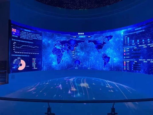 Processador de vídeo profissional Ecrã curvo de LED IP65 Para aluguer ao ar livre